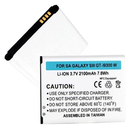 Empire Empire BLI-1258-2.1 Samsung Galaxy S III Gt-I9300 3.8V 2.1Ah Li-ion Battery with NFC - 7.98 watt BLI-1258-2.1